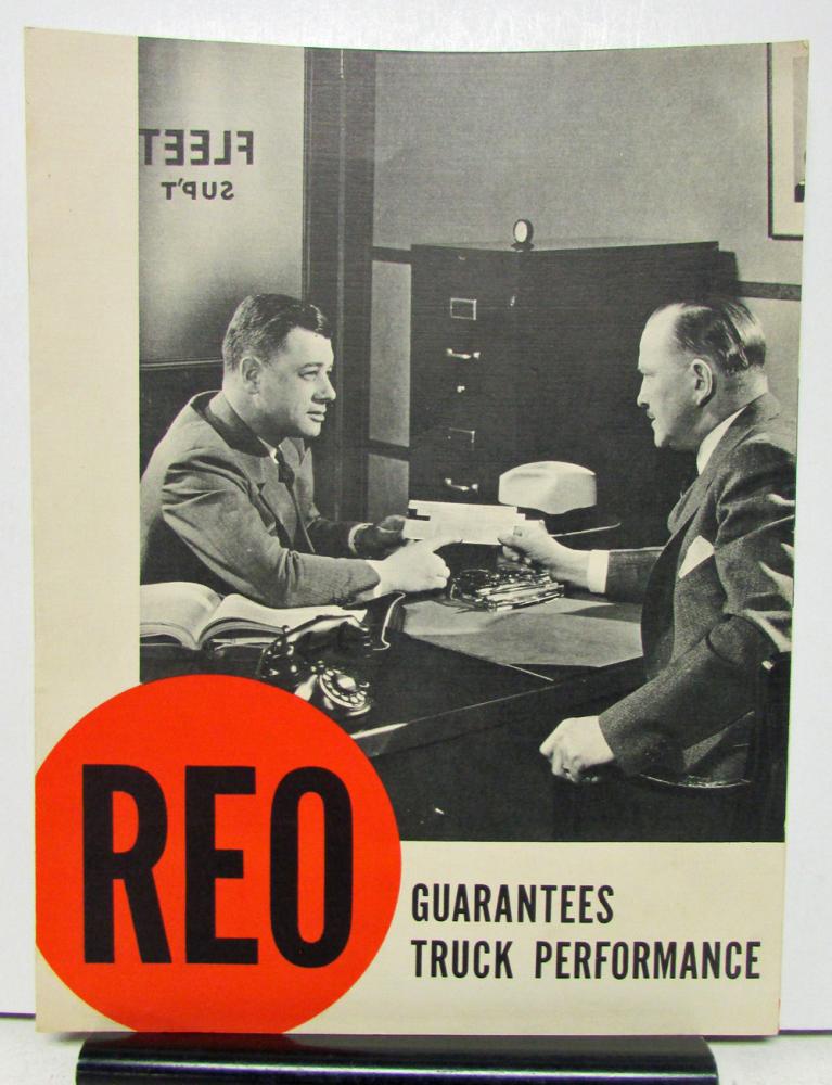 1935 REO Sales Brochure Guarantees Truck Performance