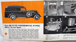 1935 REO Truck 1/2 Ton Sales Brochure & Specification Sheet