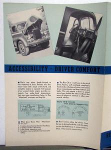 1940 REO Speed Wagon Model 20 Sales Brochure and Specifications