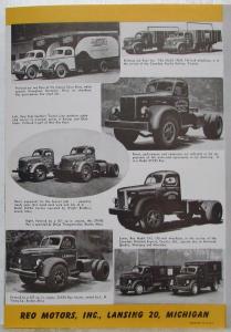 1948 1949 REO Truck Models 19 20 21 25 In The Motor Carrier Industry