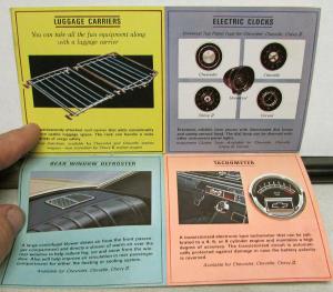 1965 Chevrolet Chevelle II Corvair Custom Feature Accessories Sales Brochure
