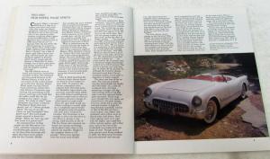 1953 1955 1965 1985 Corvette Consumer Guide History Book Features Photos Chevy