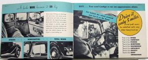 1934 Chevrolet Master Six Car Sales Brochure Coupe Coach Roadster Cabriolet
