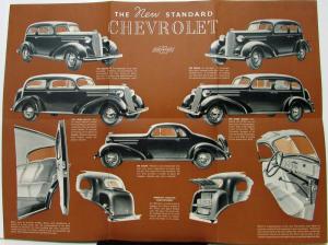1936 Chevrolet Sales Folder Engine Turret Top Box Girder Frame Hydraulic Brakes