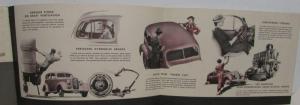 1936 Chevrolet Master Deluxe & Standard Models Color Sales Brochure Original