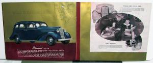 1936 Chevrolet Master Deluxe & Standard Color Sales Brochure Original
