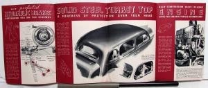 1936 Chevrolet Master Deluxe With Knee Action Sales Brochure Folder Original