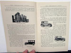 1950 Chevrolet Story Promotional Sales Brochure Original