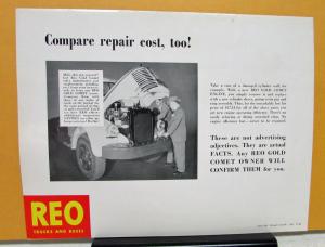1951 REO Truck Folder Mailer Job May Have You Butting Your Head