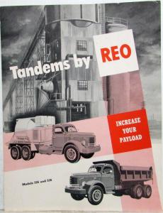 1950 1951 1952 1953 1954 1955 REO Truck Model 226 & 236 Tandems