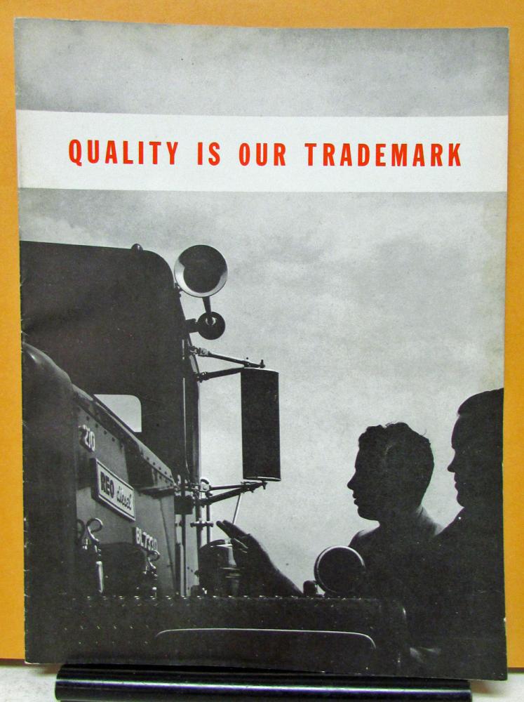 1955 REO Truck Magazine Quality Is Our Trademark