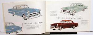 1954 Chevrolet Belair Two Ten One Fifty Series Original Color Sales Brochure