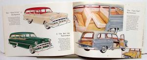 1954 Chevrolet Belair Two Ten One Fifty Series Original Color Sales Brochure