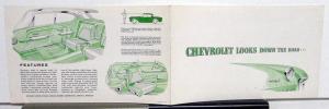 1956 Chevrolet Biscayne Concept Car Sales Folder Original