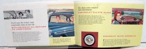 1956 Chevrolet Power Accessories Sales Brochure Color Steering Brakes More