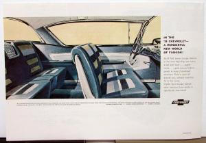 1958 Chevrolet Belair Biscayne Nomad Delray Color Sales Folder Original