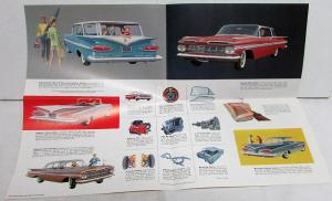 1959 Chevrolet Belair Nomad Impala Kingswood Biscayne Sales Folder Original