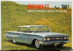 1960 Chevrolet Impala Belair Biscayne Station Wagon Corvair Sales Folder Mailer