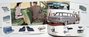 1960 Chevrolet Corvair Custom Features Sales Brochure Original Color