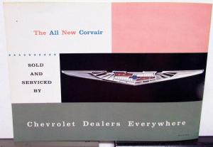 1960 Chevrolet Corvair Custom Features Sales Brochure Original Color