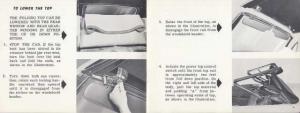 1961 Chevrolet Operation and Care Convertible Top Instruction Owners Manual Orig