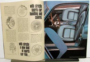 1965 Chevrolet Corvette Sting Ray Color Sales Brochure Original