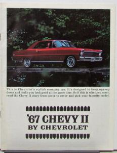 1967 Chevrolet Chevy II & Sport & Nova & Sedan & Wagon Sales Brochure Original