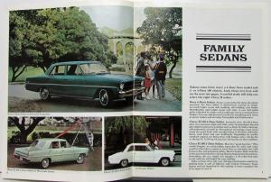 1967 Chevrolet Chevy II & Sport & Nova & Sedan & Wagon Sales Brochure Original