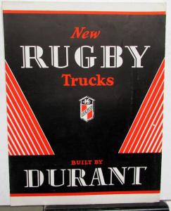 1930 Rugby Truck Model Half Ton & 615 1 Ton Sales Folder and Specifications