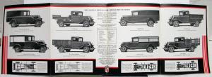 1930 Rugby Truck Model Half Ton & 615 1 Ton Sales Folder and Specifications
