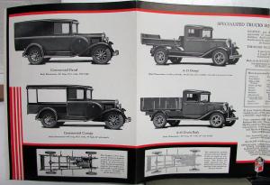 1930 Rugby Truck Model Half Ton & 615 1 Ton Sales Folder and Specifications