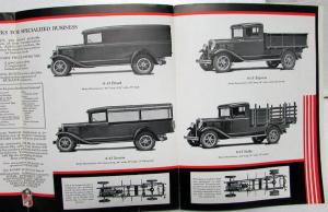 1930 Rugby Truck Model Half Ton & 615 1 Ton Sales Folder and Specifications