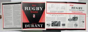 1930 Rugby Truck Model Half Ton & 615 1 Ton Sales Folder and Specifications