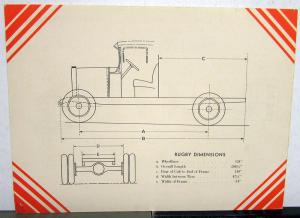 1931 Rugby Truck Model 616 Sales Brochure and Specifications