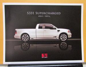 2007 Saleen Truck Model S331 Supercharged Sales Folder & Specifications
