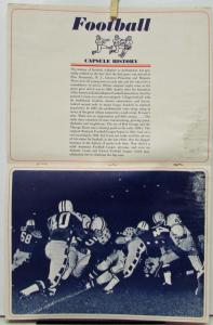 1965 Score With Chevrolet World Series Elections Football Sales Brochure