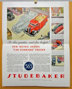 1936 Studebaker Truck Mailer New Transportation Efficiency