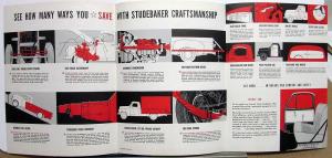 1956 Studebaker Truck Model 2E5 2E7 Sales Brochure With Specifications