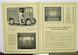 1933 Stutz Pak Age Car Package Division The Mechanical Horse Sales Brochure