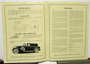 1933 Stutz Pak Age Car Package Division The Mechanical Horse Sales Brochure
