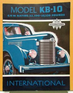 1947 International Harvester Truck Model KB 10 Sales Brochure & Specifications
