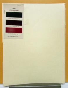 1948 International Harvester Truck Paint Chips