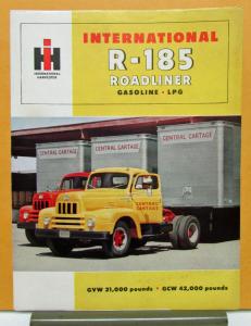 1953 International Harvester Truck Model R 185 Sales Brochure & Specifications