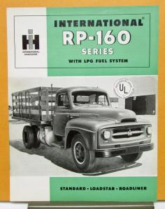 1953 International Harvester Truck Model RP 160 Sales Brochure & Specifications