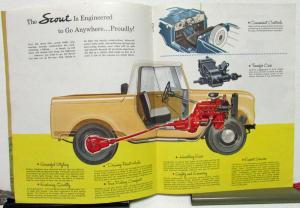 1961 International Harvester Truck Model Scout Sales Brochure