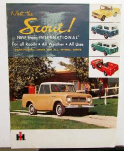 1961 International Harvester Truck Model Scout Sales Brochure