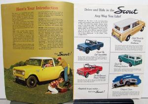 1961 International Harvester Truck Model Scout Sales Brochure