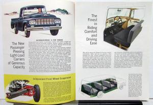 1961 International Harvester Model C 100 Light Duty Truck Pickup Sales Brochure