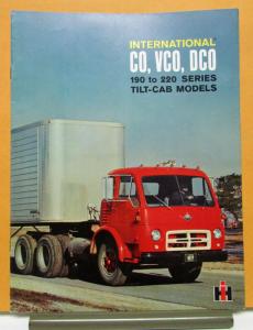 1963 International Harvester  Model CO VCO DCO Tilt Cab Sales Brochure