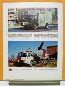 1963 International Harvester  Model CO VCO DCO Tilt Cab Sales Brochure